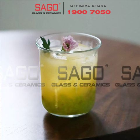  Ly Thủy Tinh INS Flared Tube Rock Glass 340ml | Thủy Tinh Cao Cấp 