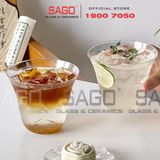  VIR 3038 - Ly Thủy Tinh Virote Borosilicate Flared Mouth Rock Glass 280ml | Thủy Tinh Cao Cấp 