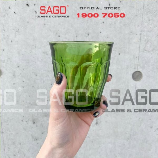  DURALEX D1027G - Ly Thủy Tinh Cường Lực Duralex Picardie Green Glass 250ml | Nhập Khẩu Pháp 