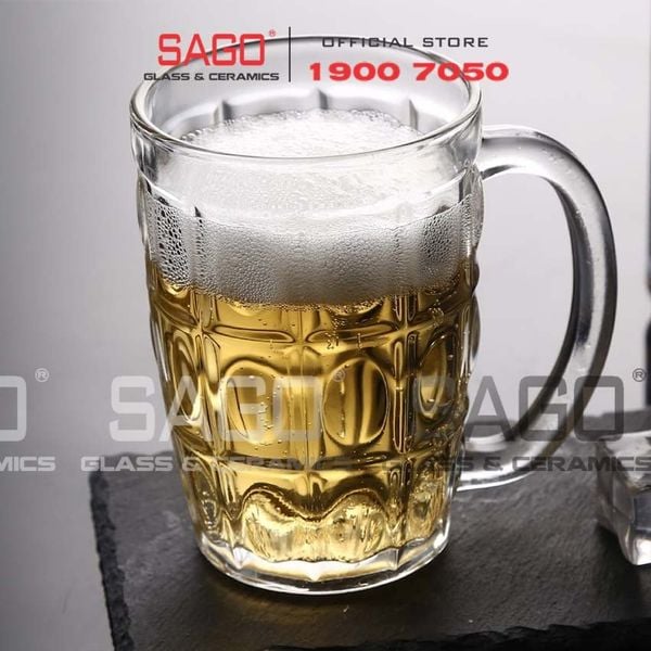  IMG MMTB14 - Ly Thủy Tinh IMG Thumb Block Mug 329ml | Thủy tinh nhập khẩu Indonesia 