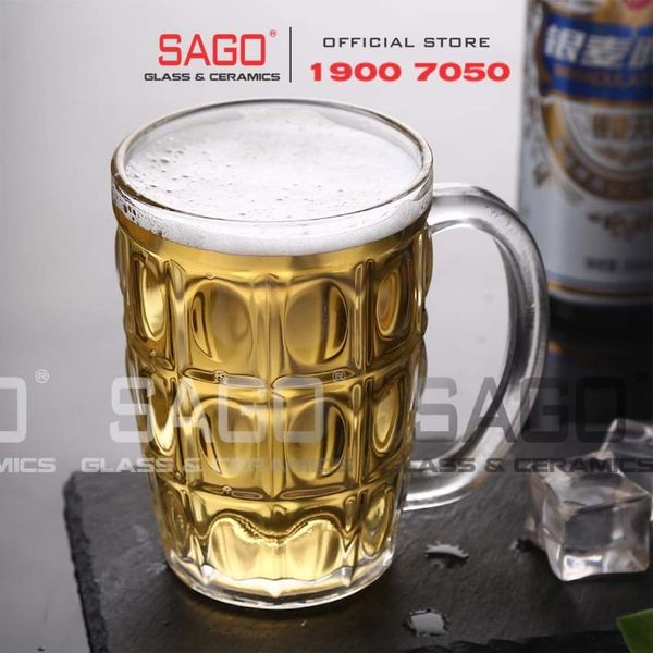  IMG MMTB14 - Ly Thủy Tinh IMG Thumb Block Mug 329ml | Thủy tinh nhập khẩu Indonesia 