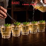  LG-441002 - Ly Thủy Tinh Lucky Sokuu Shot Glass 60ml | Nhập Khẩu Thái Lan 