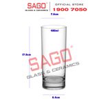  Ocean B00416 - Ly Thủy Tinh Ocean Sanmarino Long Drink 480ml | Nhập Khẩu Thái Lan 