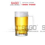  PG999 - Ly Thủy Tinh Prim Plaza Beer Mug 375ml | Nhập Khẩu Thái Lan 