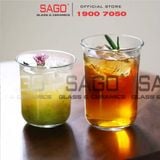  INS LHB9018PG - Ly Thủy Tinh INS Flared Tube Rock Glass 340ml | Thủy Tinh Cao Cấp 