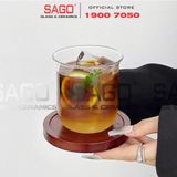  INS LHB9018PG - Ly Thủy Tinh INS Flared Tube Rock Glass 340ml | Thủy Tinh Cao Cấp 