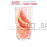  Ocean B24522 - Ly Thủy tinh Ocean Modular Long Drink 630ml | Nhập Khẩu Thái Lan 