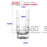  Ocean P03666 - Ly Thủy tinh Ocean Traze FTR Hi Ball 350ml | Nhập Khẩu Thái Lan 