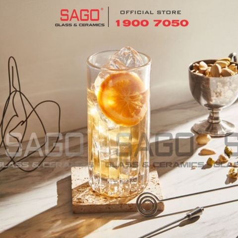  Ocean P03665 - Ly Thủy tinh Ocean Traze PRE Hi Ball 350ml | Nhập Khẩu Thái Lan 