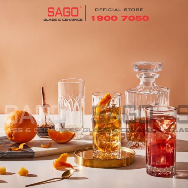  Ocean P03664 - Ly Thủy tinh Ocean Traze PST Hi Ball 350ml | Nhập Khẩu Thái Lan 