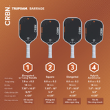  Vợt CRBN⁴ TruFoam Barrage (Hybrid, AeroCurve) 