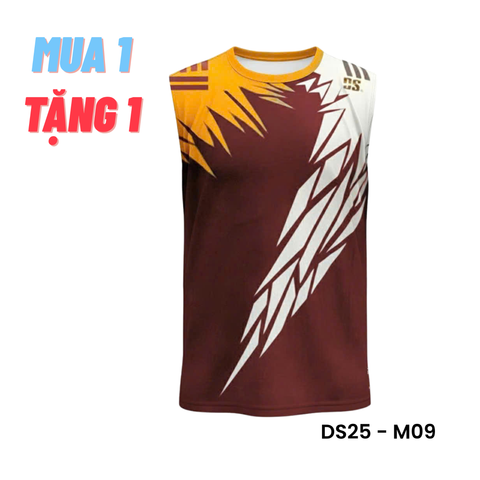  Áo Thể Thao Cầu Lông Nam Ba Lỗ DS25-M09 