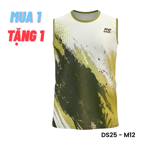  Áo Thể Thao Cầu Lông Nam Ba Lỗ DS25-M12 