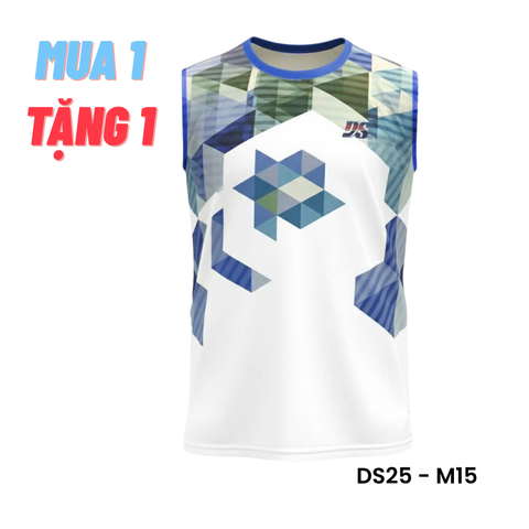  Áo Thể Thao Cầu Lông Nam Ba Lỗ DS25-M15 