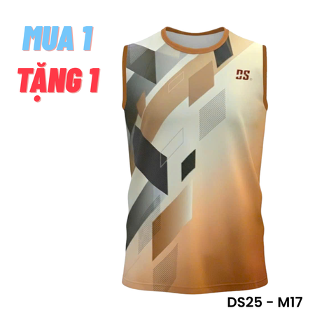  Áo Thể Thao Cầu Lông Nam Ba Lỗ DS25-M17 