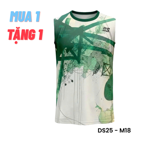  Áo Thể Thao Cầu Lông Nam Ba Lỗ DS25-M18 