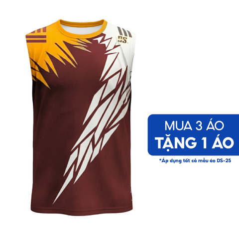  Áo Thể Thao Cầu Lông Nam Ba Lỗ DS25-M09 