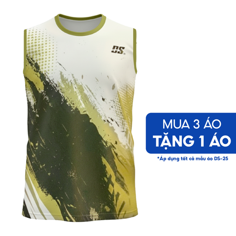  Áo Thể Thao Cầu Lông Nam Ba Lỗ DS25-M12 