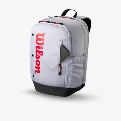  Balo Đựng Vợt Pickleball Wilson Gray/Red 