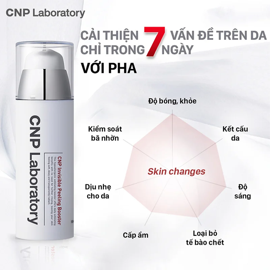 [ Tem LG ] Tẩy Tế Bào Chết CNP Laboratory Invisible Peeling Booster Essence 100ml