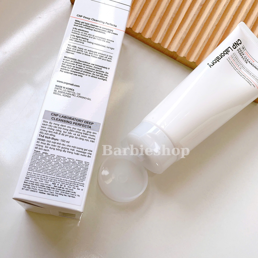 [Tem LG ] Sữa Tẩy Trang CNP Laboratory Cleansing Deep Perfecta 150ml - 54801344