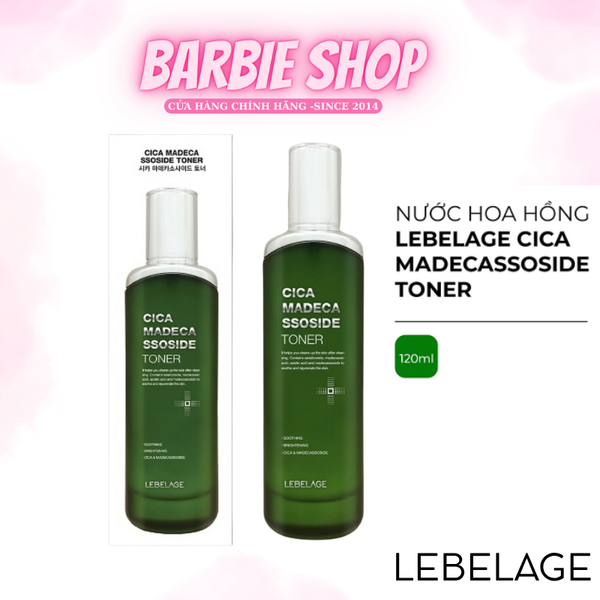 Toner Làm Dịu, Căng Bóng Da Lebelage Cica Madecassoside Toner 120ml