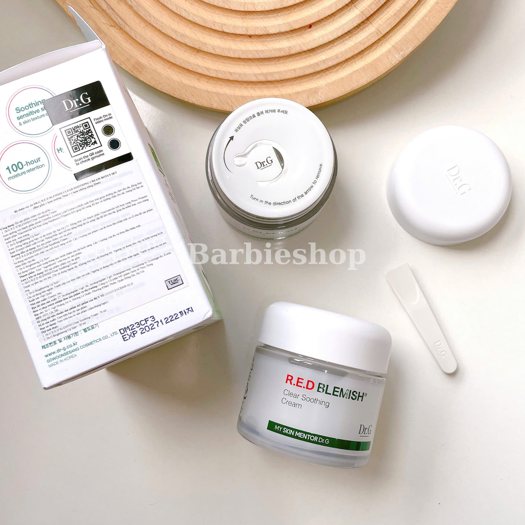 Bộ Đôi Dưỡng Da Dr.G Clear Soothing Cream Bonus Set (Tách Set)