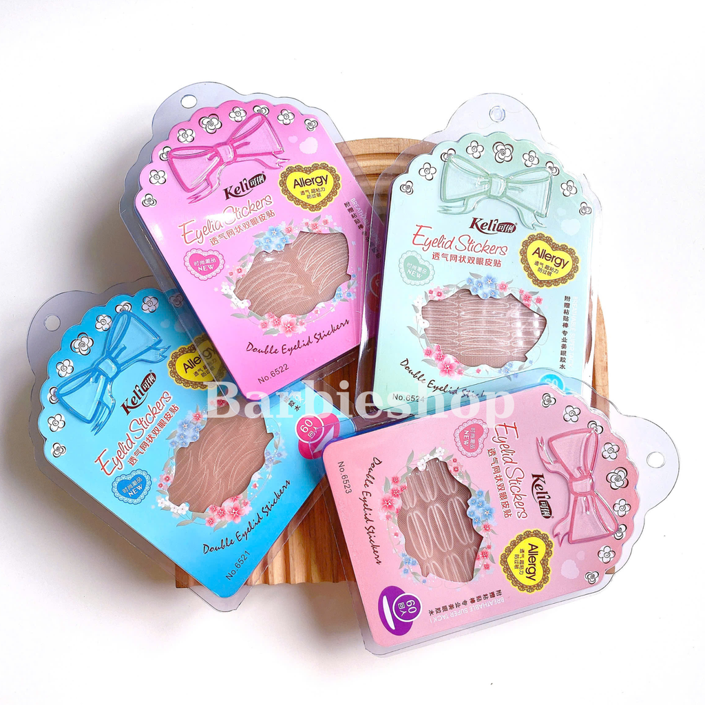 Miếng Dán Mí Lưới Keli Allergy Double Eyelid Stickers 60 miếng