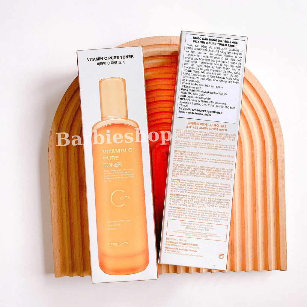 Nước Hoa Hồng Lebelage Vitamin C Pure Toner 120ml