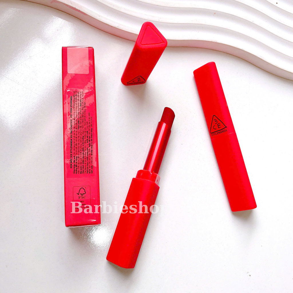[MỚI] Son Sáp Màu Mịn Lì 3CE Sketch Stick