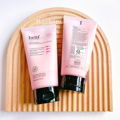 Sữa Rửa Mặt Belif Super Knights - Pore Firming Vegan Pack Cleanser 150ml