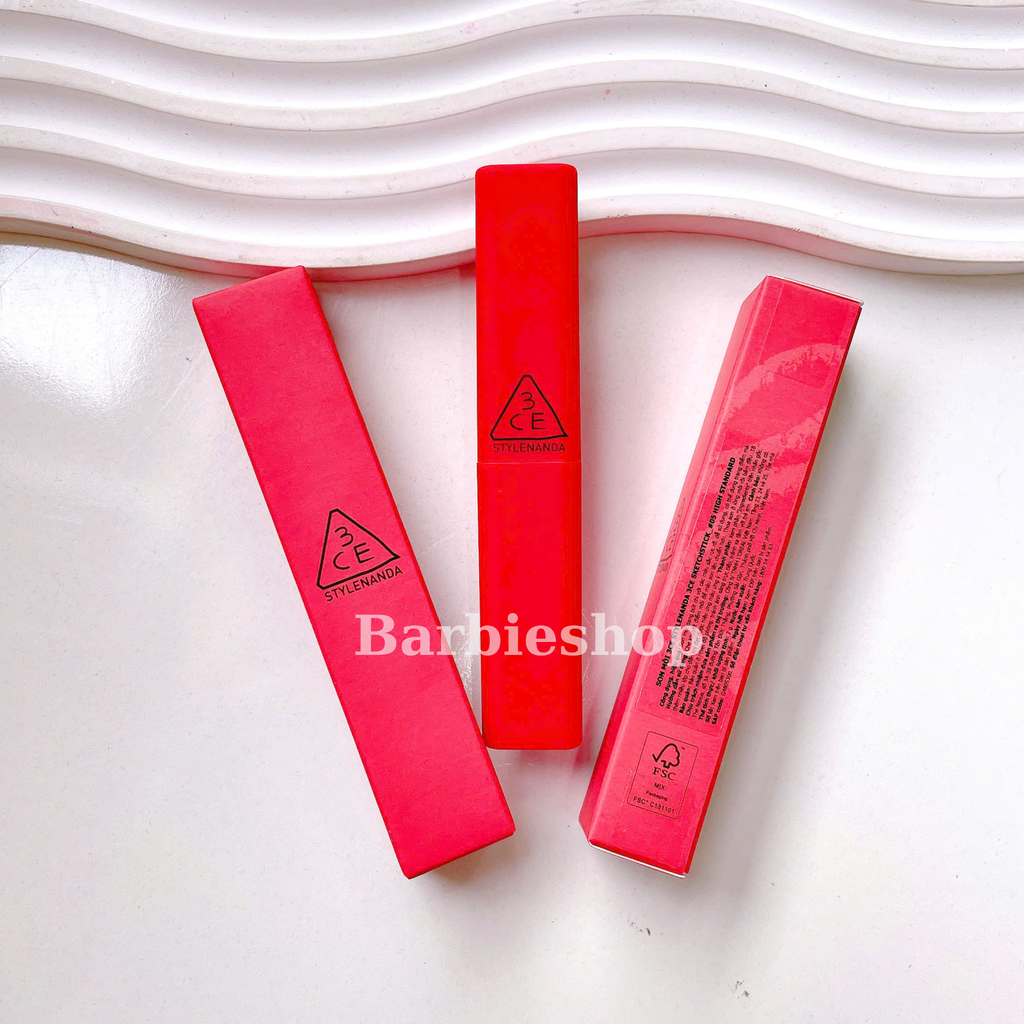 [MỚI] Son Sáp Màu Mịn Lì 3CE Sketch Stick