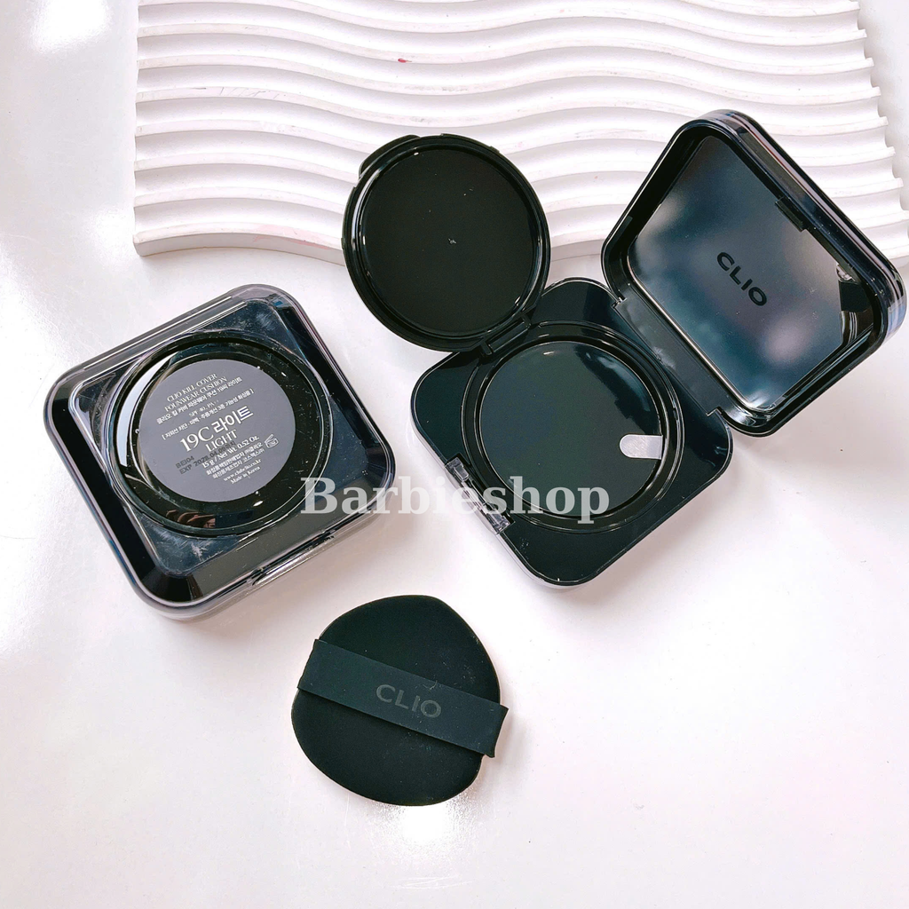 Phấn Nước Clio Kill Cover Mesh Glow Essential / Mesh Blur/ Founwear Cushion SPF50+ PA++++15g*2 ( NEW)