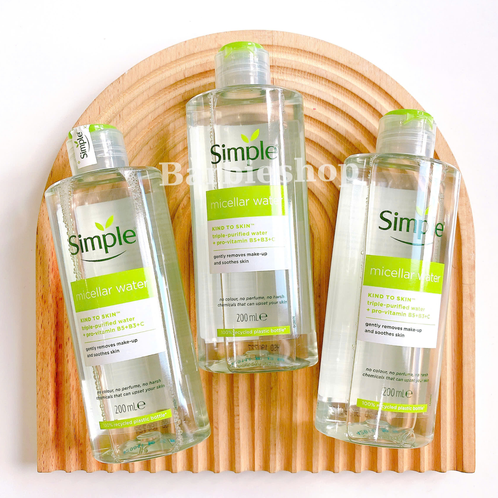 Tẩy Trang Simple Dành Cho Da Nhạy Cảm 200ML