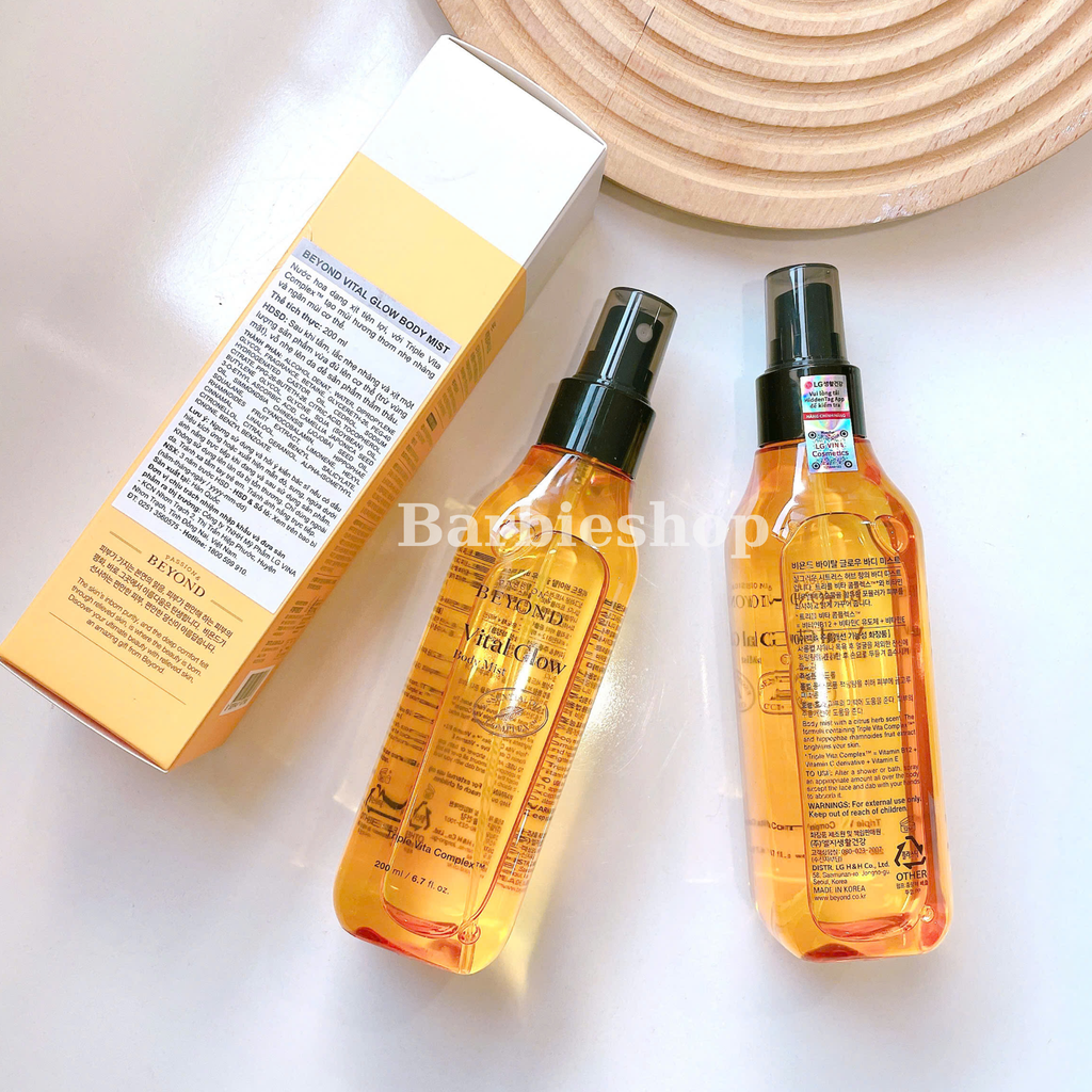 [Tem LG] Xịt Dưỡng Thể Beyond Vital Glow Body Mist 200ml