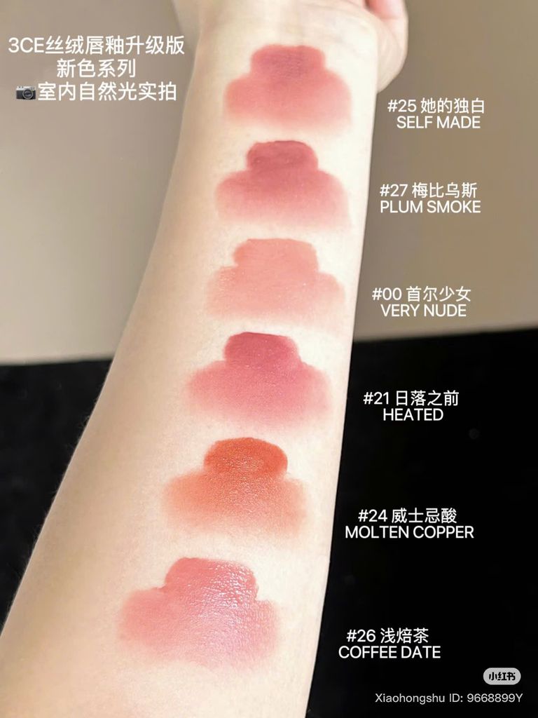 Son Kem Lì 3CE Velvet Lip Tint Plush (NEW)