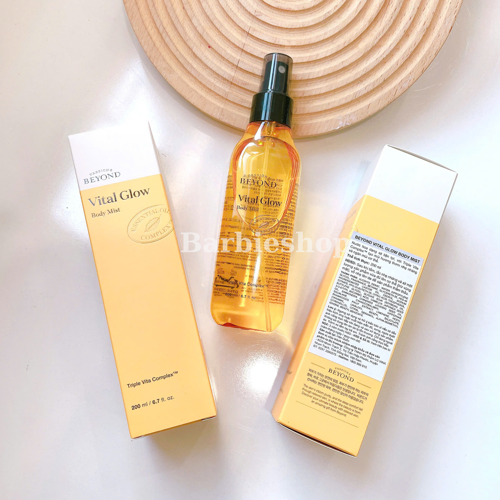 [Tem LG] Xịt Dưỡng Thể Beyond Vital Glow Body Mist 200ml