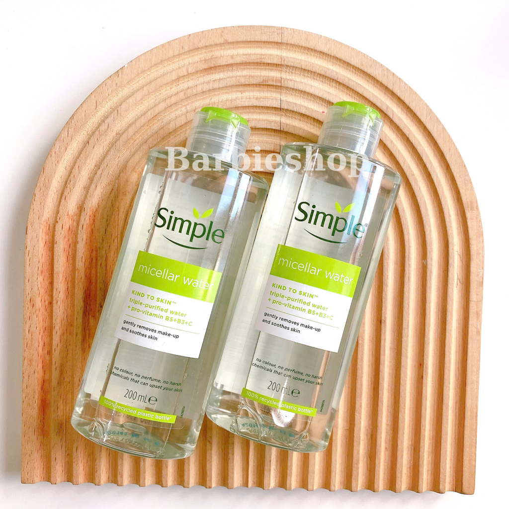 Tẩy Trang Simple Dành Cho Da Nhạy Cảm 200ML
