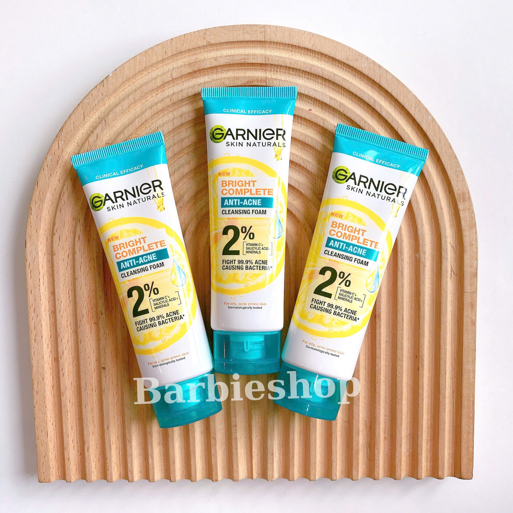 Sữa Rửa Mặt Tạo Bọt Hỗ Trợ Dưỡng Sáng Da Garnier Light Complete Brightening Whip Foam 50ML - 100ML