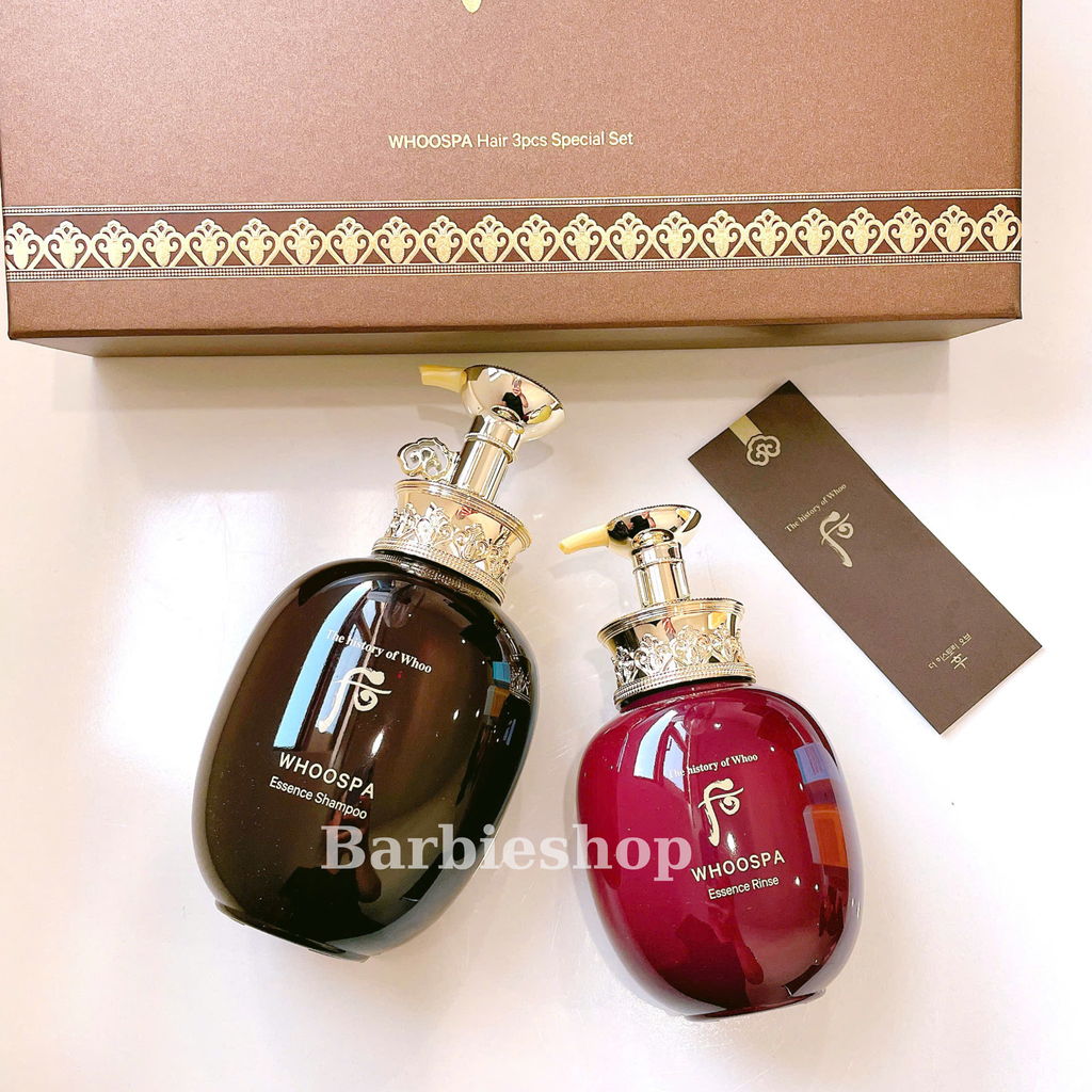 [ Tem LG ] Dầu Gội và Dầu Xả Đông Y The Whoo Spa Essence Rinse 350ml