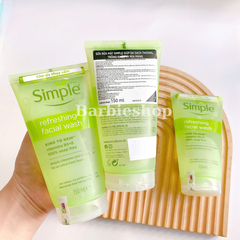 [Mẫu Mới] Sữa Rửa Mặt Simple Facial Wash 150ml Đủ Dòng