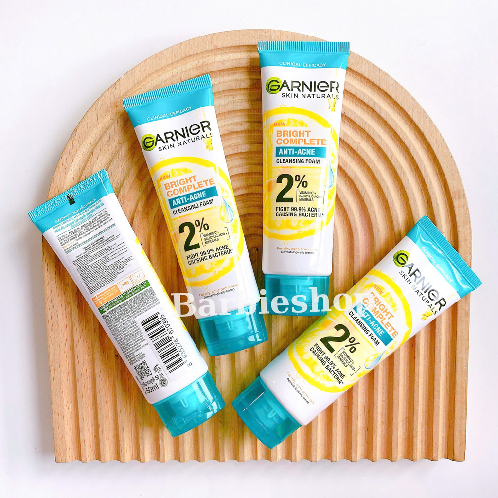 Sữa Rửa Mặt Tạo Bọt Hỗ Trợ Dưỡng Sáng Da Garnier Light Complete Brightening Whip Foam 50ML - 100ML