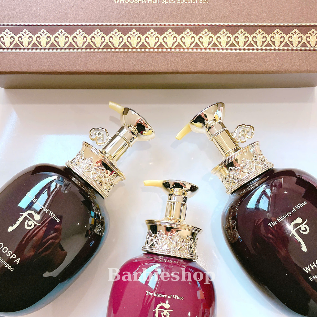 [ Tem LG ] Dầu Gội và Dầu Xả Đông Y The Whoo Spa Essence Rinse 350ml