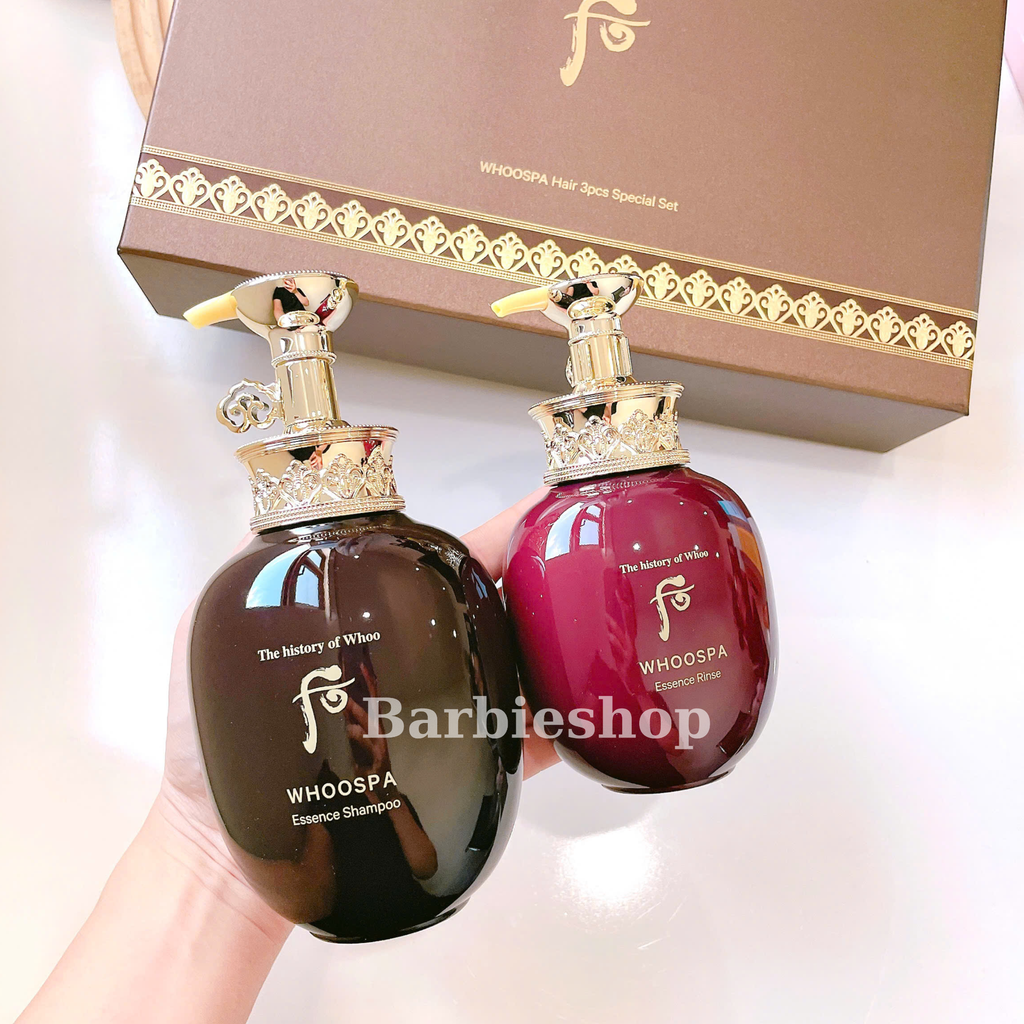 [ Tem LG ] Dầu Gội và Dầu Xả Đông Y The Whoo Spa Essence Rinse 350ml