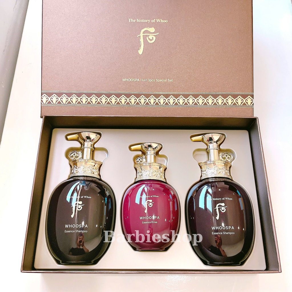 [ Tem LG ] Dầu Gội và Dầu Xả Đông Y The Whoo Spa Essence Rinse 350ml