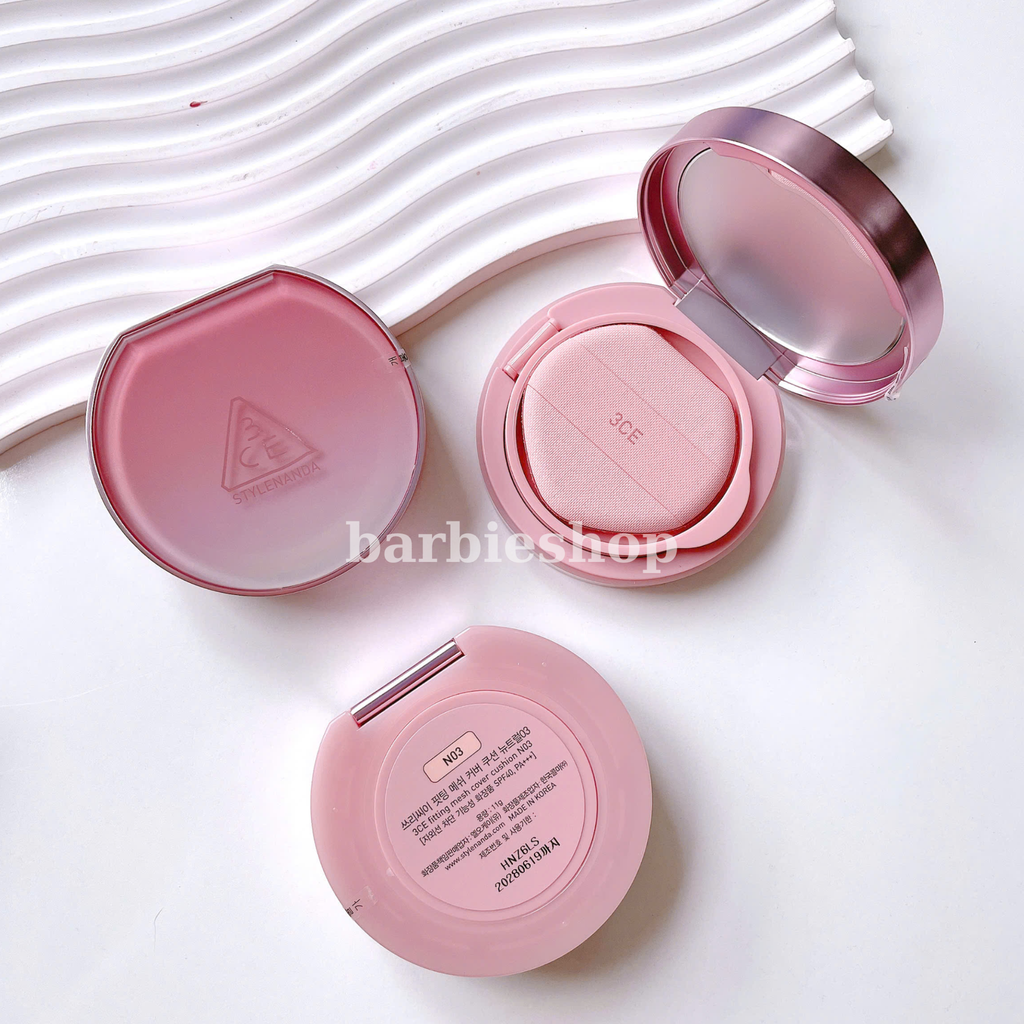 [NEW] Phấn Nước 3CE Fitting Mesh Cover Cushion 11g (KHÔNG KÈM LÕI REFILL)