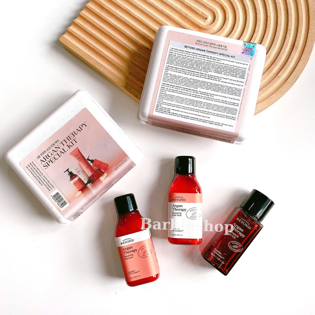 [ Mini ] Bộ Gội Xả Dưỡng Tóc Beyond Argan Therapy Repairing [ Tem LG ]