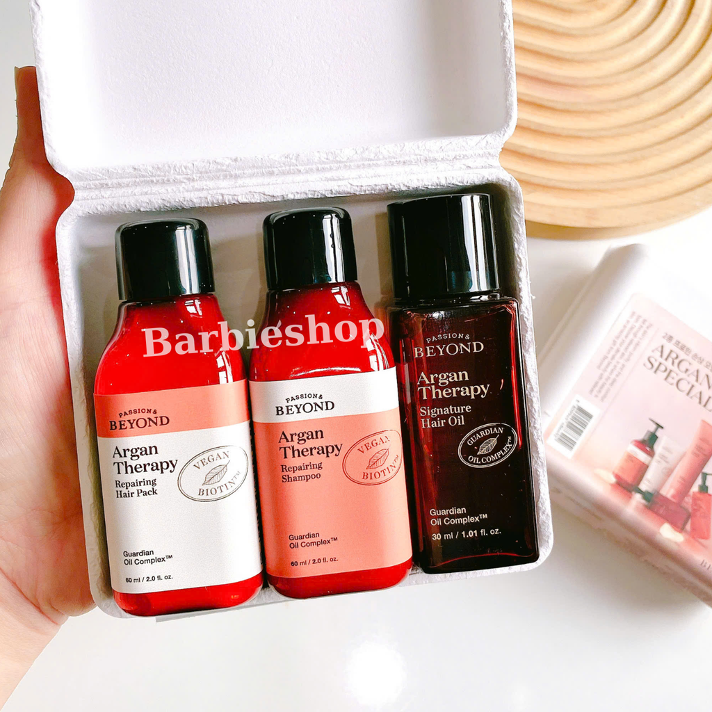 [ Mini ] Bộ Gội Xả Dưỡng Tóc Beyond Argan Therapy Repairing [ Tem LG ]