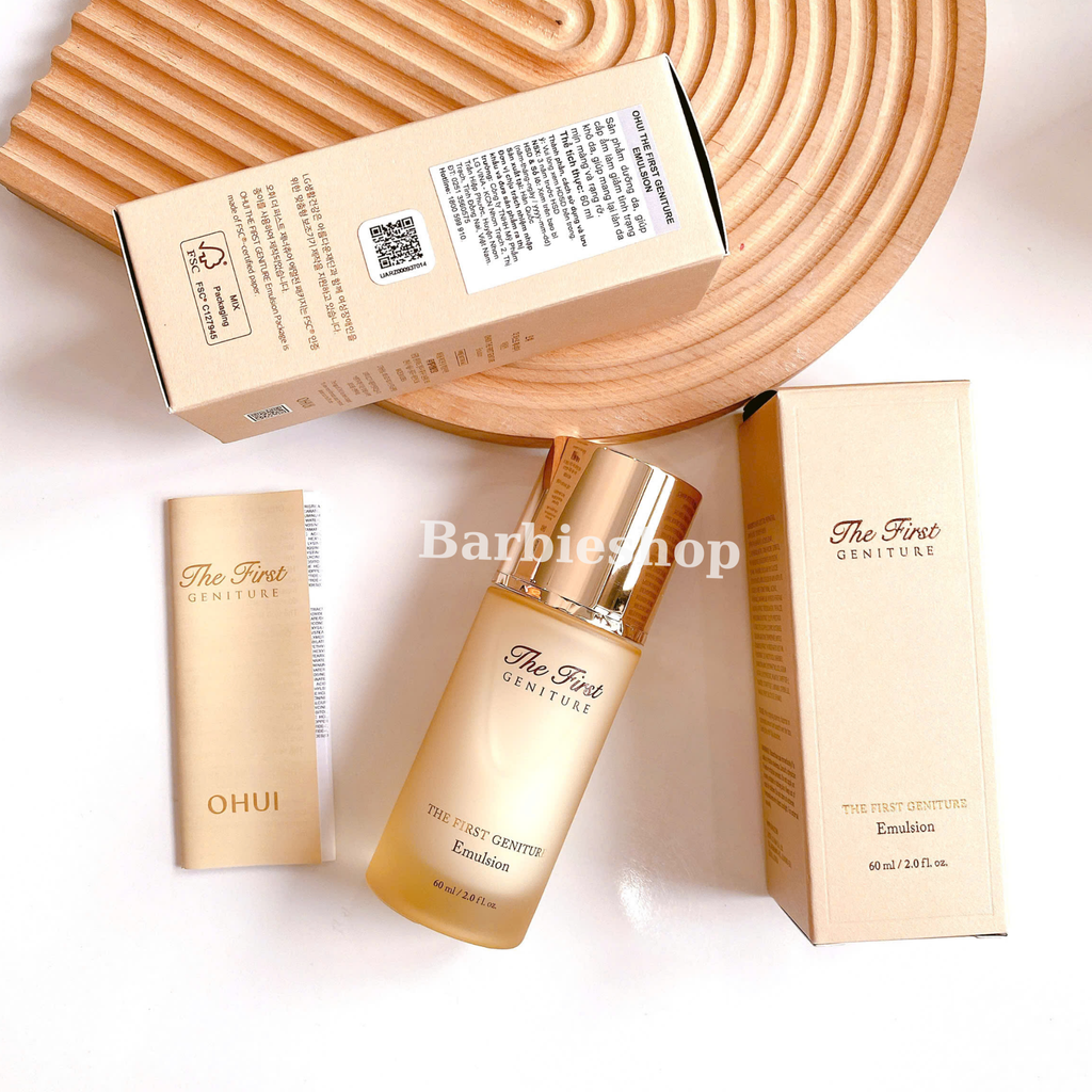 [ Tem LG ] Nước Dưỡng Da OHUI The First Geniture - Skin Softener / Emulsion 60ml