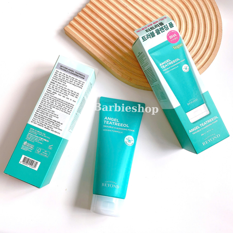 [ Tem LG ] Sữa Rửa Mặt Tràm Beyond Angel Teatreeol Cleansing Foam 200ml